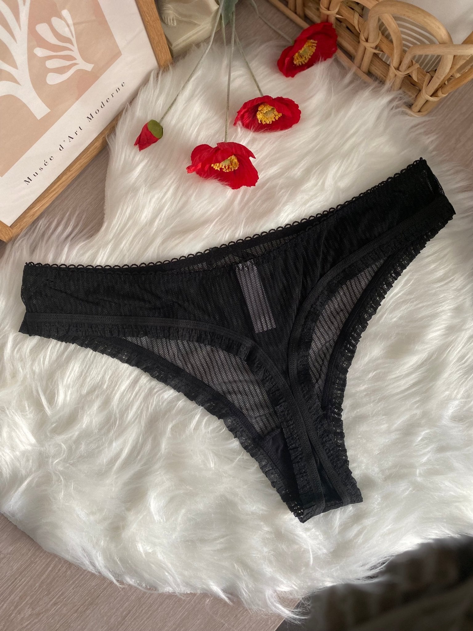 Tanga ricamato curvy traforato - Prima Fila Moda Curvy