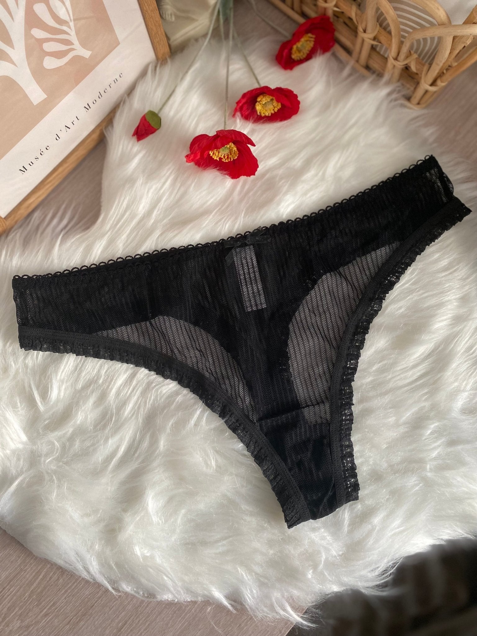 Tanga ricamato curvy traforato - Prima Fila Moda Curvy