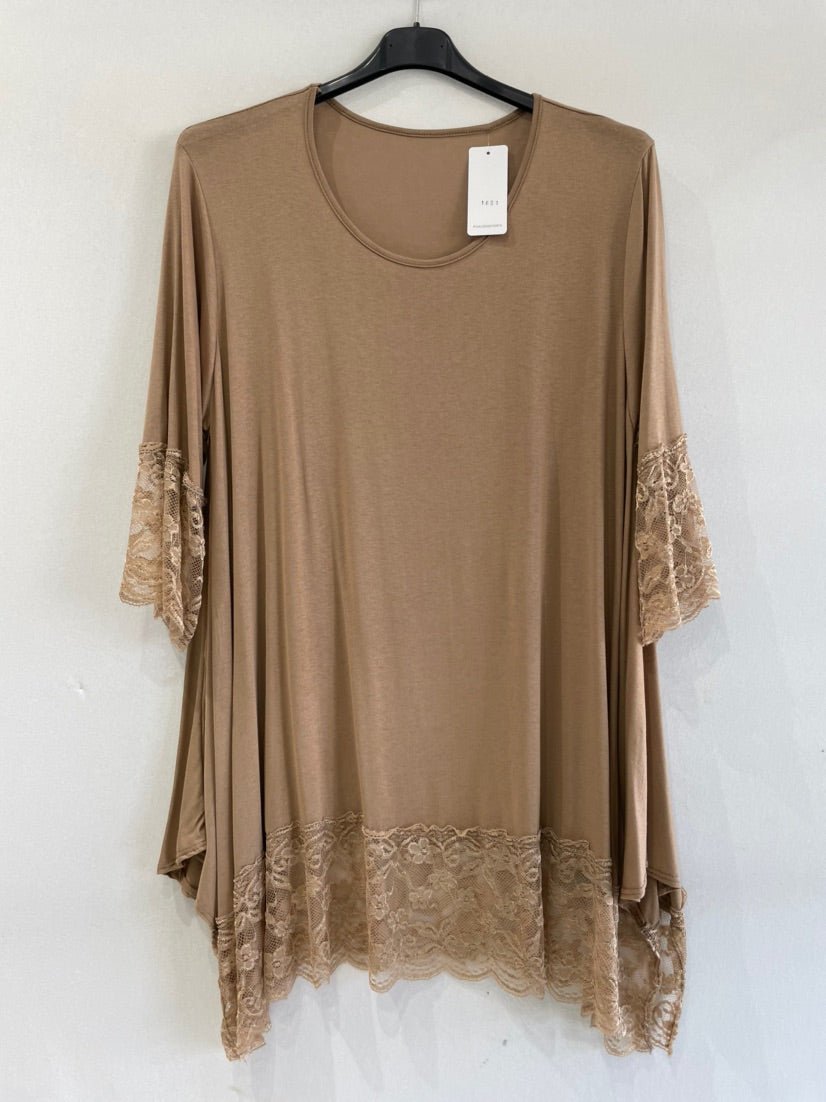 Top doppio pizzo - Prima Fila Moda Curvy