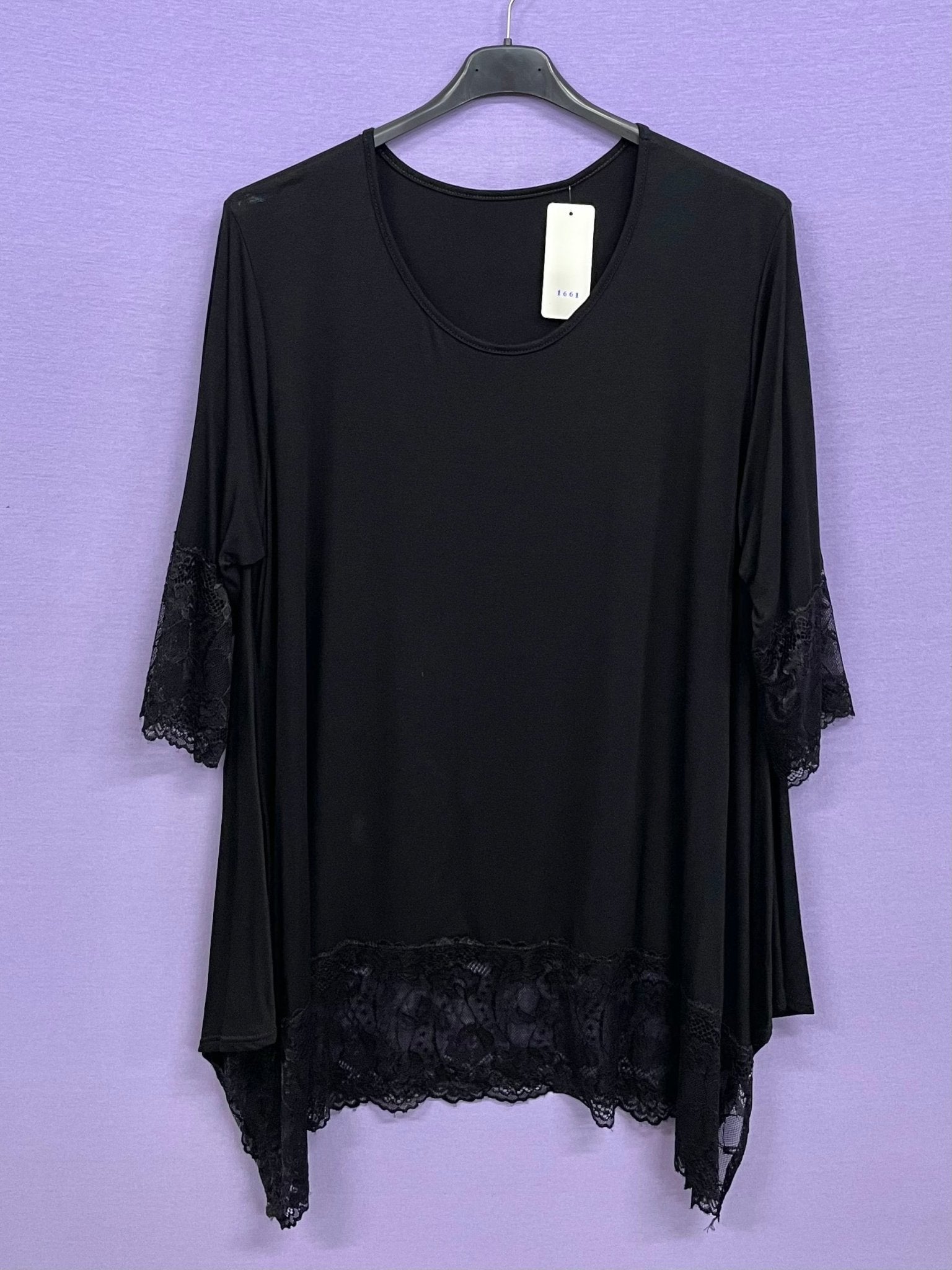 Top doppio pizzo - Prima Fila Moda Curvy