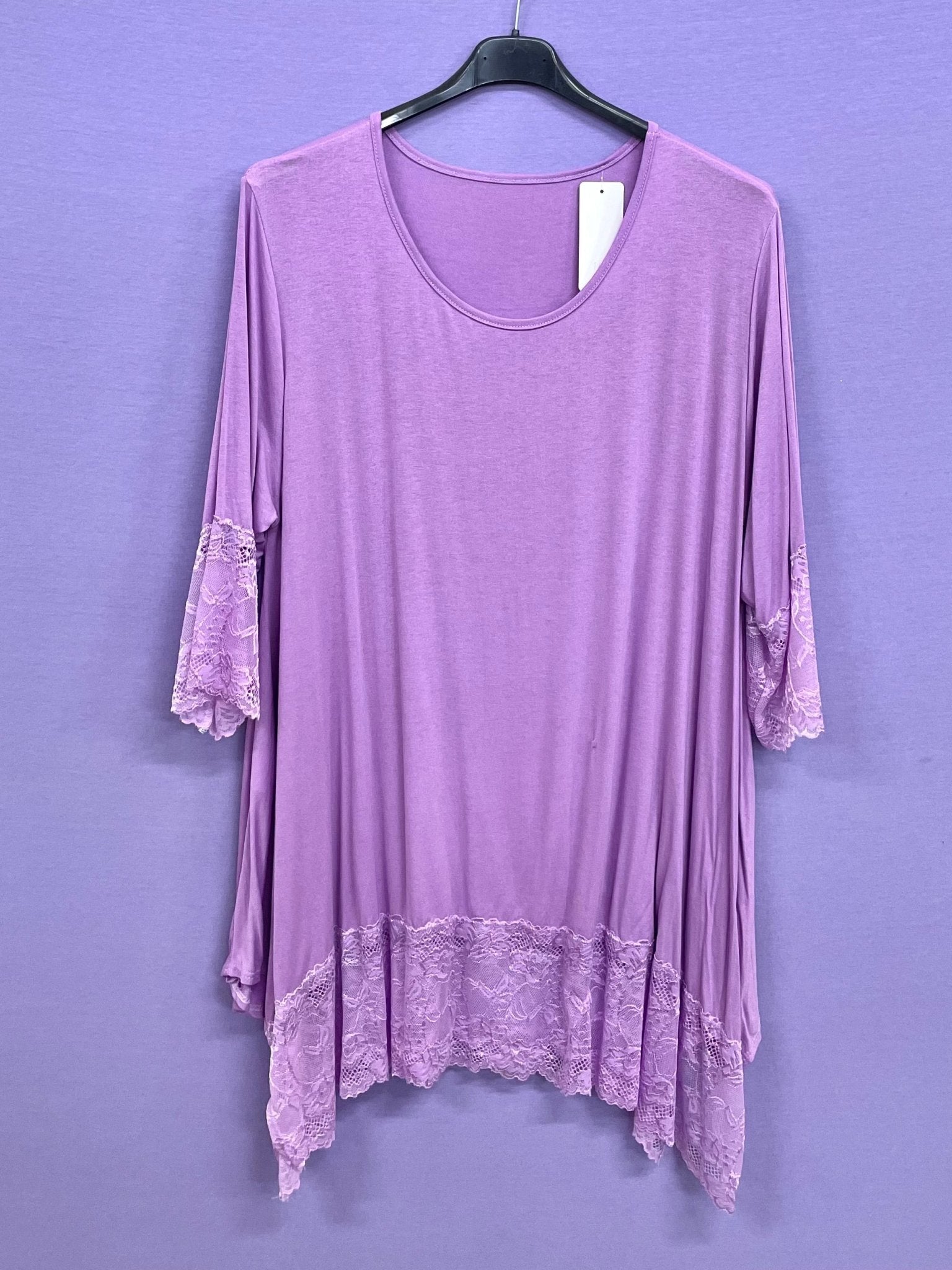 Top doppio pizzo - Prima Fila Moda Curvy