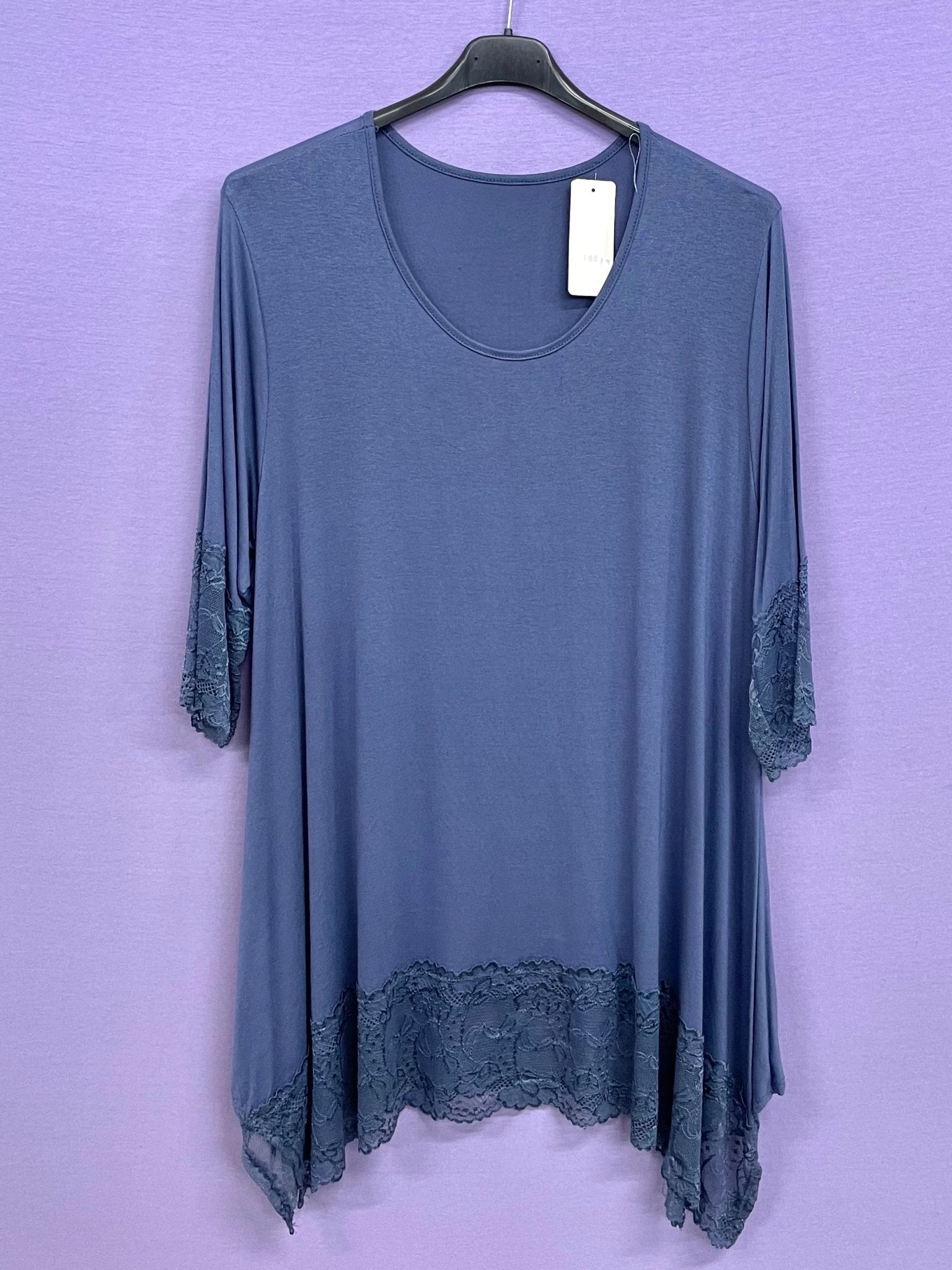 Top doppio pizzo - Prima Fila Moda Curvy
