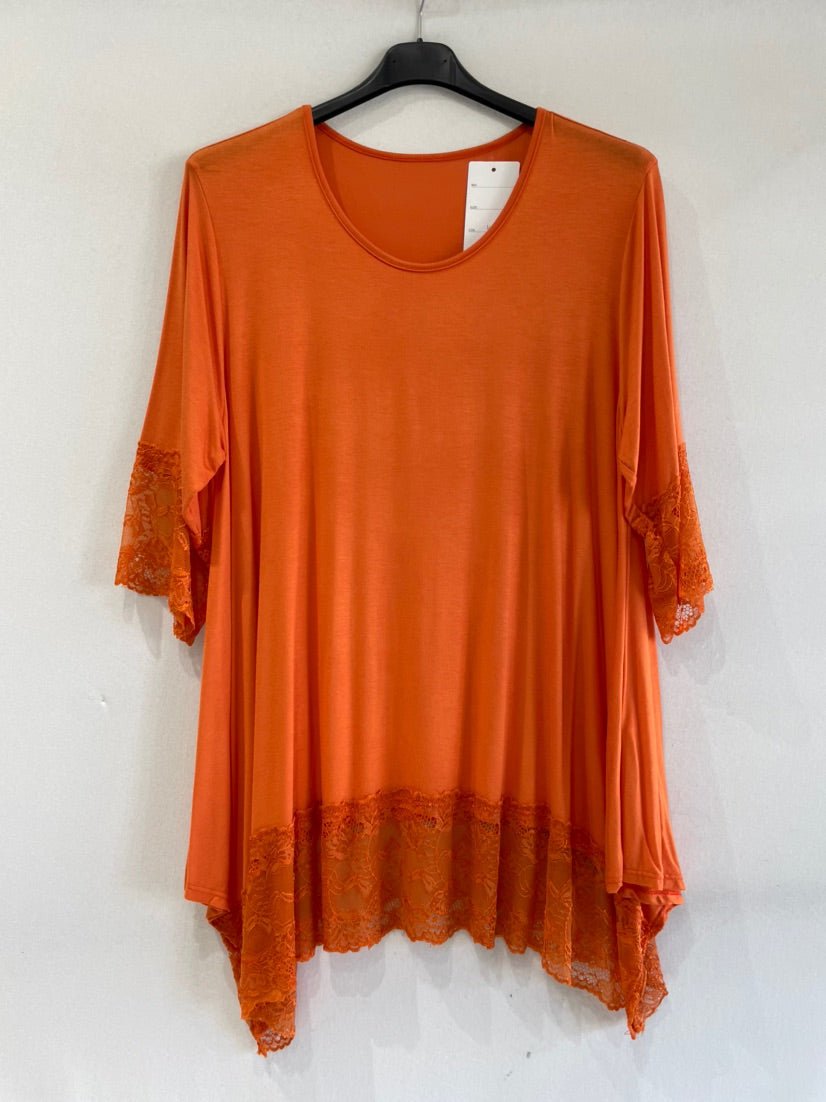 Top doppio pizzo - Prima Fila Moda Curvy