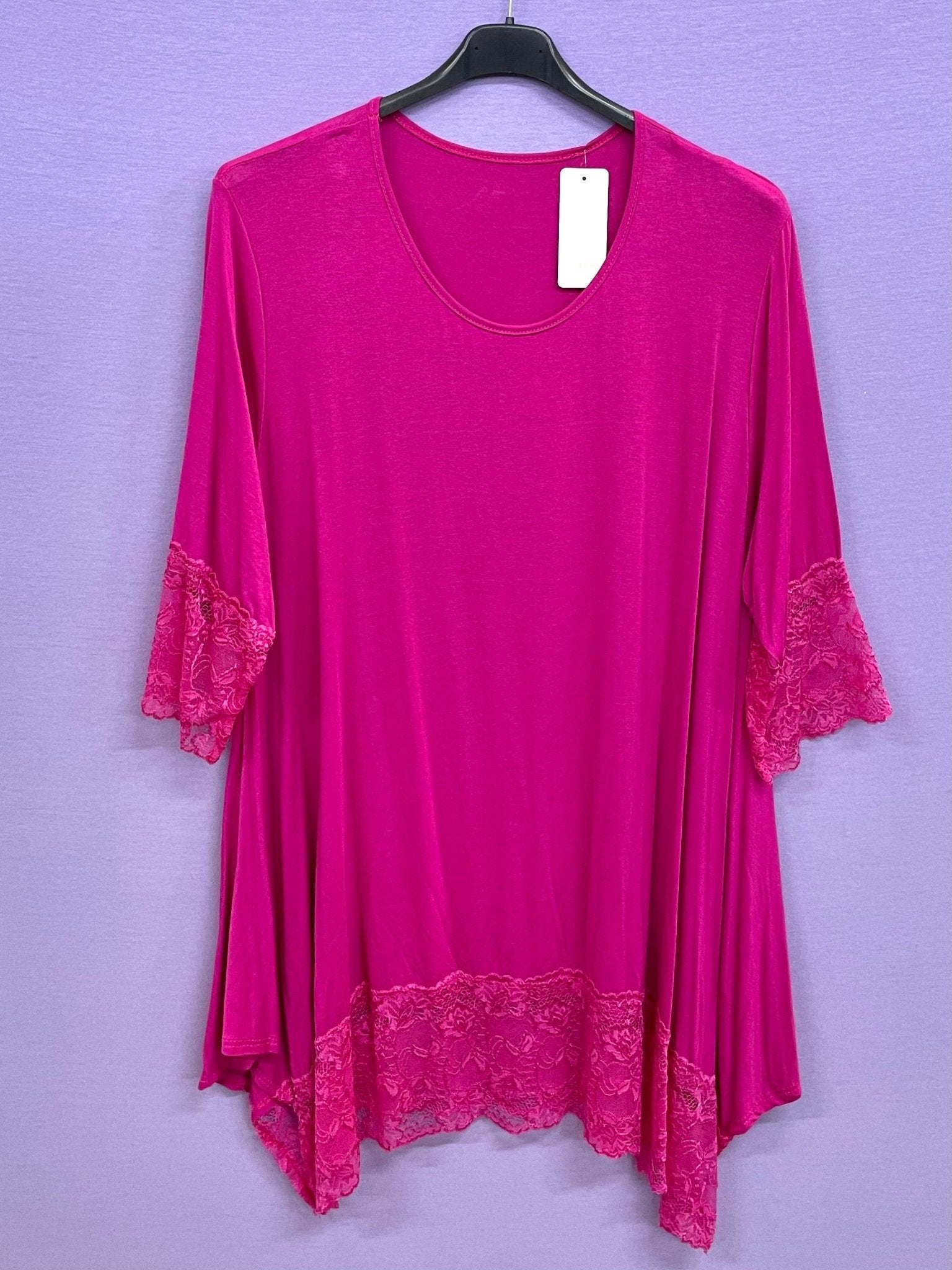 Top doppio pizzo - Prima Fila Moda Curvy
