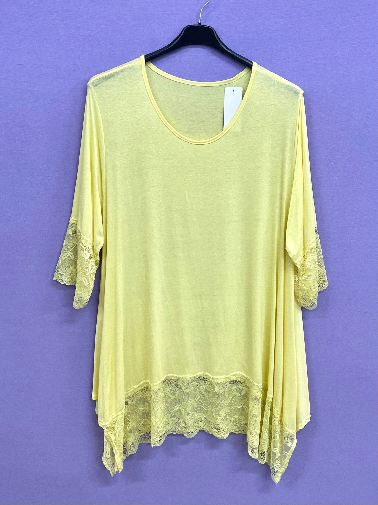 Top doppio pizzo - Prima Fila Moda Curvy