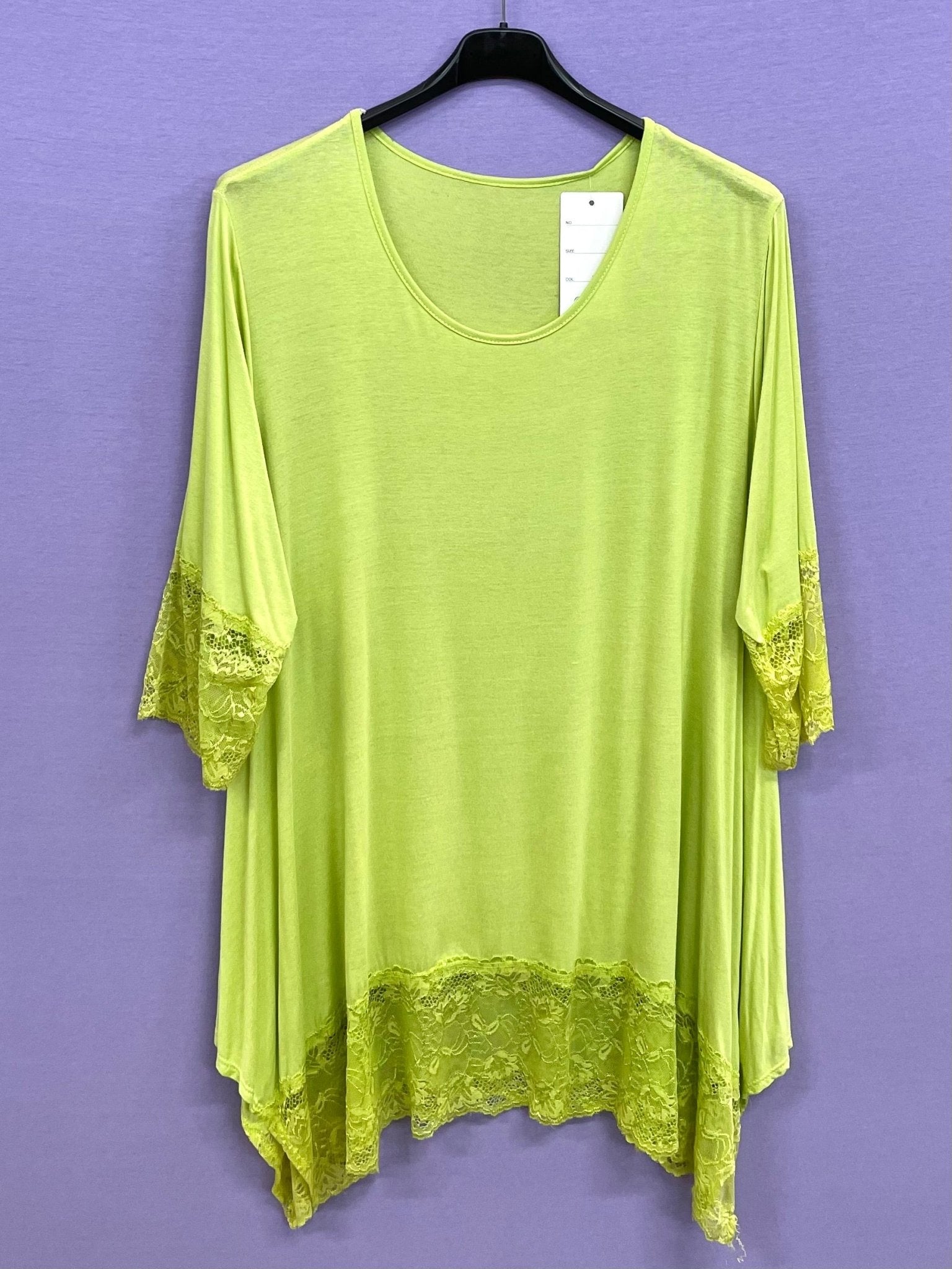 Top doppio pizzo - Prima Fila Moda Curvy