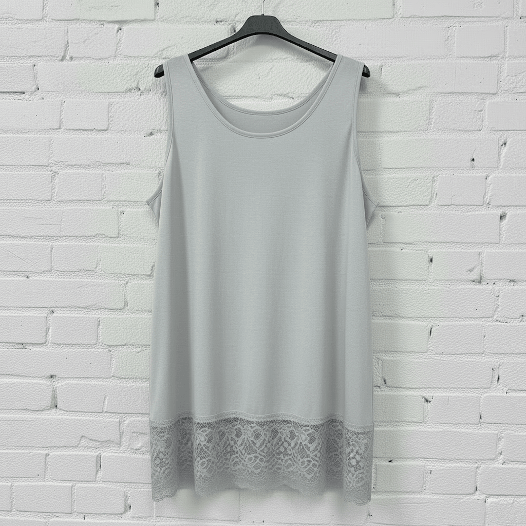 Top elasticizzato pizzo curvy - Prima Fila Moda Curvy