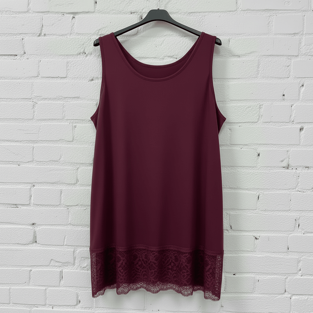 Top elasticizzato pizzo curvy - Prima Fila Moda Curvy
