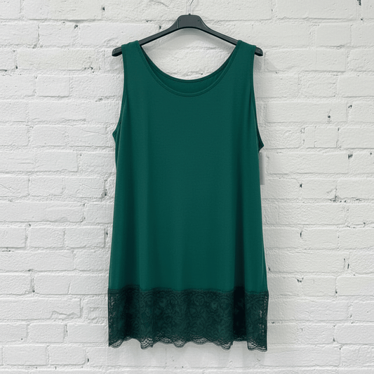 Top elasticizzato pizzo curvy - Prima Fila Moda Curvy