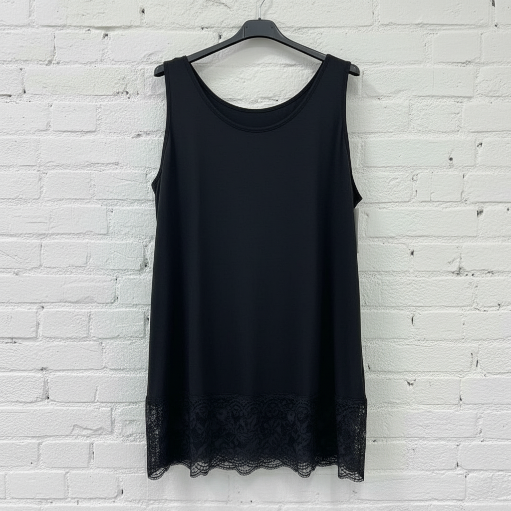 Top elasticizzato pizzo curvy