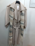 Trench Crema con bottoni oro - taglie comode - Prima Fila Moda Curvy
